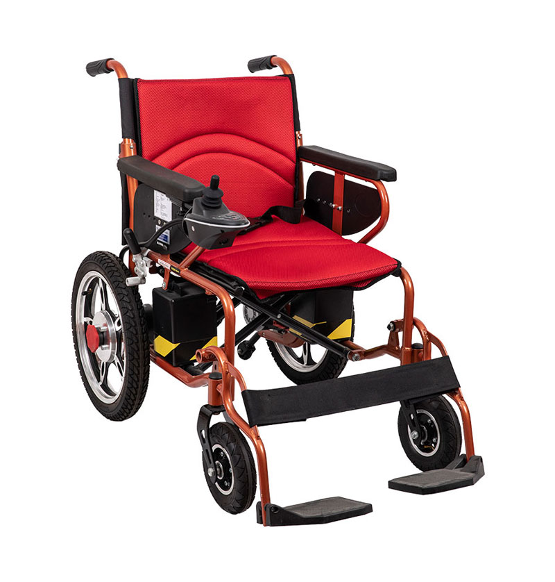 Cadeira de rodas elétrica dobrável durável